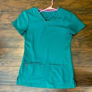 HeartSoul scrub top size XXS hunter green